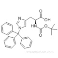 L-histidine, N - [(1,1-diméthyléthoxy) carbonyl] -1- (triphénylméthyl) CAS 32926-43-5